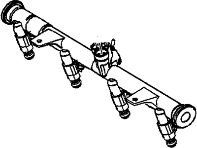 Chevy Express 2500 Fuel Rail - 17113701