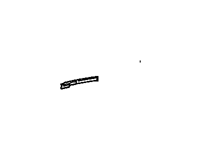 10064390 GM Rail, Passenger Side Illustration 1 of 1