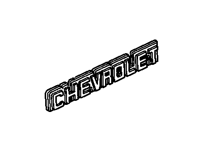 Chevy 22546360 Nameplate