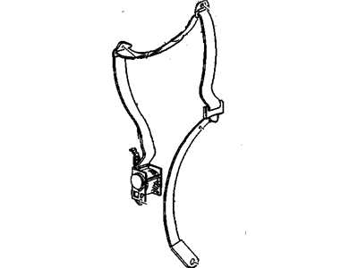 Chevy 88951552 BELT KIT,PASSENGER SEAT(RETRACTOR SIDE)(PEWTER)