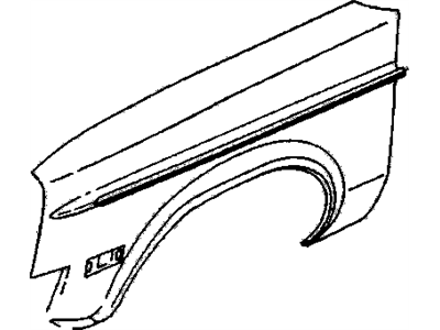 Pontiac Phoenix Door Moldings - 20410836