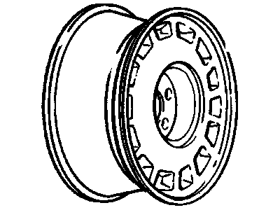 Cadillac Eldorado Spare Wheel - 3636690