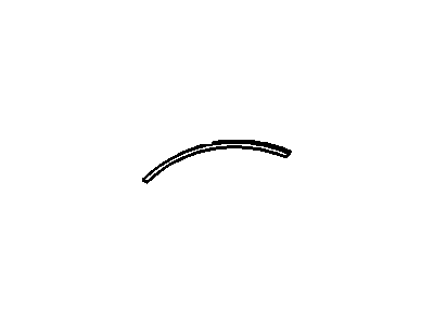 90547338 GM Drip Molding Illustration 1 of 1