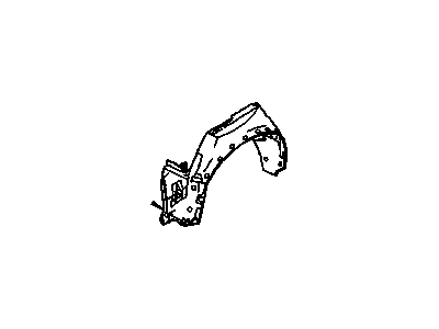 22536297 GM Fender Liner, Front Inner Driver Side Illustration 1 of 1
