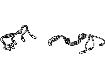 Pontiac 12192464 WIRE,SPARK PLUG #2 CYL(STYLE 28DD-L, 7MM DIAMETER, 28IN)