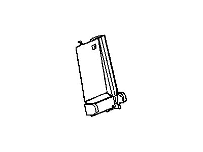 Buick 89039966 PANEL,REAR SEAT ARMREST CLOSEOUT(GRAY)