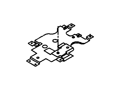 GM 97718884 Bracket, Air Brake Trailer Breakaway 97718884 GM Bracket, Air Brake Trailer Breakaway Illustration 1 of 1