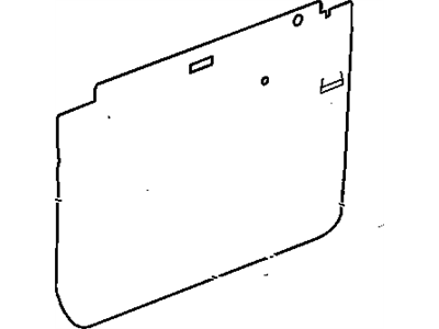 GMC 21996546 DEFLECTOR,FRONT SIDE DOOR WATER