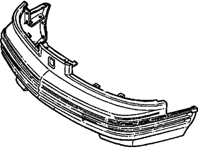 Oldsmobile Cutlass Supreme Bumper - 10082682
