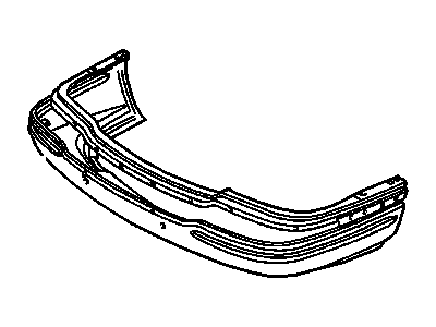 Buick 25633236 Bumper Cover