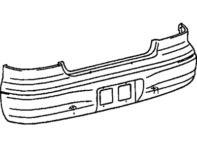 Chevy Prizm Bumper - 94857165