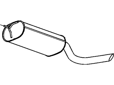 Chevy Exhaust Resonator - 25851500