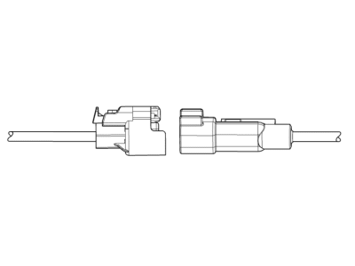 Chevy 13599889 CONNECTOR KIT,CHASSIS WIRING HARNESS(TRAILER BRAKE CONTROL MODULE)(GRAY)(16-WAY FEMALE)(W/O LEADS)(SIDE ELECTRIC CODE: K67)