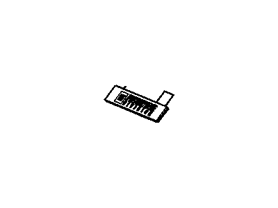 Cadillac 15826444 EMBLEM,FRONT END UPPER TIE BAR("GM PERFORMANCE DIVISION")