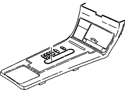 Chevy 22575236 Trim Plate