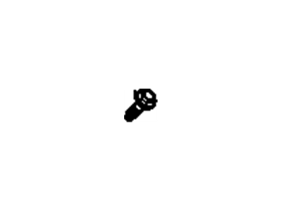 Chevy 11588827 BOLT,HEX FLANGED HEAD,M6.3X1.81X35, 27.2 THREAD,13.2 O.D.,STEEL,GM6047M(REAR SIDE DOOR ARMREST)