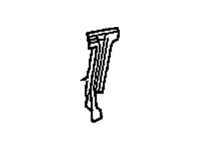 10092059 GM Lock Pillar, Driver Side Illustration 1 of 1