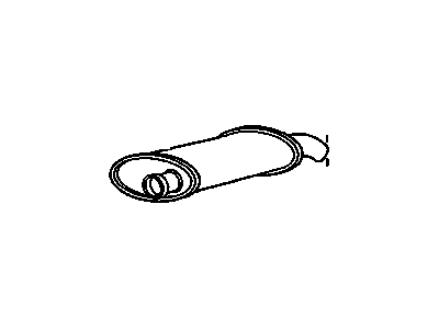 Chevy 10065300 Muffler