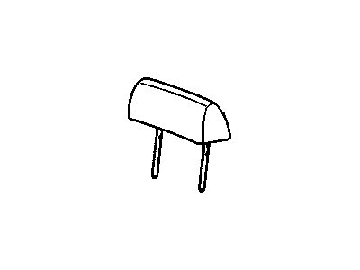 GMC 15919615 RESTRAINT,REAR SEAT HEAD(TITANIUM)