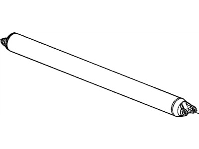 Chevy 10382035 SHAFT,PROPELLER(W/BROADCAST CODE PL2. FOR 1ST DESIGN SEE 15751438)(INCLUDES 2-7)(5" DIAMETER)(W/ EXTERNAL SNAP RING TAB ON GROOVE ON DIFFERENTIAL PINION GEAR YOKE)