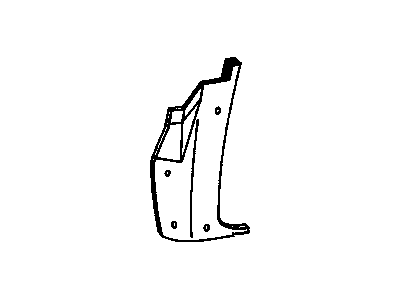 Chevy 14035921 Hinge Pillar