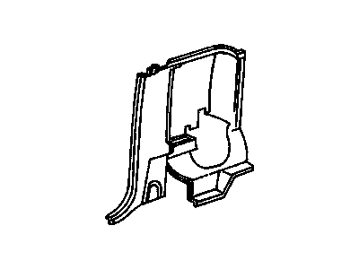 GMC 15537945 Lock Pillar Trim