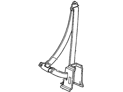 Chevy 15577523 BELT, DRIVER SEAT (1988 GRAY-82I)(EXCEPT TR9)