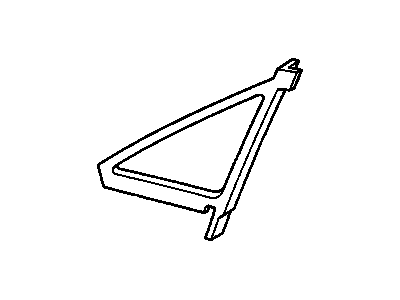 10261099 GM Pillar Trim, Driver Side Illustration 1 of 1