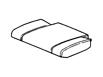 GMC 19258344 COVER,REAR SEAT CUSHION(EBONY)(*KIT2)