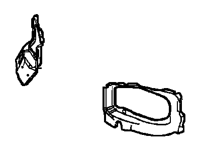 94671035 GM Panel, Capsule/Headlamp/Fog Lamp Mounting Illustration 1 of 1