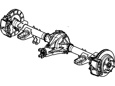 Chevy 22915185 AXLE,REAR(CODE AA2H ABFL)
