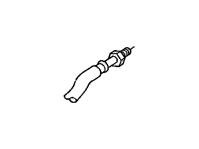 Chevy 96536573 HOSE,TRANS FLUID COOLER OUTLET(CONNECTS TO UPPER RADIATOR-HOSE ONLY)(PART OF 1)(1.540)
