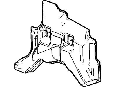 GM 20806072 Insulator, Shroud And Dash And Vent Duct Panel GM 20806072 Insulator, Shroud And Dash And Vent Duct Panel
