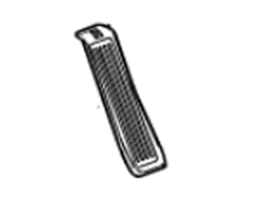 Cadillac 22848775 FOOTREST,DRIVER(PART OF 8)(BLACK)