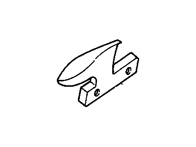GM 16602827 Handle, Front 16602827 GM Handle, Front Illustration 1 of 1