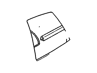 Cadillac 90563887 Vent Glass