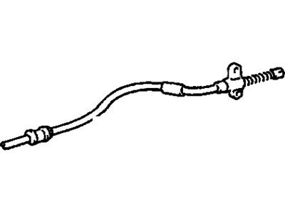 2001 Chevy Prizm Parking Brake Cable - 94857025