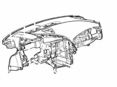 Chevy 84204215 PANEL,INSTRUMENT(INCLUDES 3-5,7-9,13)(BLACK)