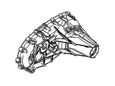 GM 19302452 Case, Transfer Case, Rear GM 19302452 Case, Transfer Case, Rear