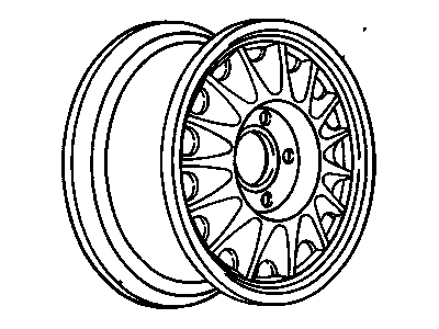 Buick 12503567 Wheel, Alloy
