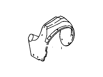 Chevy 22552739 Fender Liner