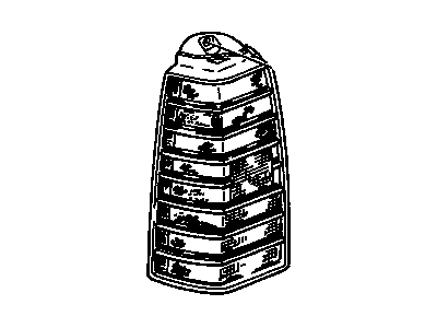 1984 Buick Skyhawk Tail Light - 917942