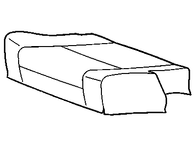 Chevy 22814469 COVER,REAR SEAT CUSHION(CASHMERE)