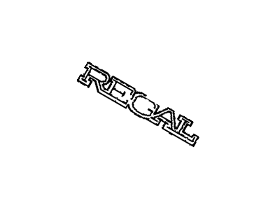 Buick 10134622 Nameplate