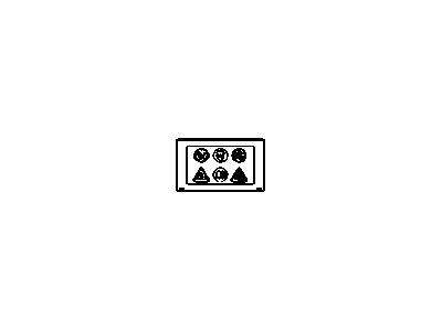 Hummer 15061761 LABEL,BATTERY WARNING(INCLUDES SYMBOLS ONLY)