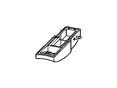 Chevy 12470226 ARMREST,DRIVER SEAT(INCLUDES 47,48,53-55)(GRAPHITE)(16.7" LENGTH)