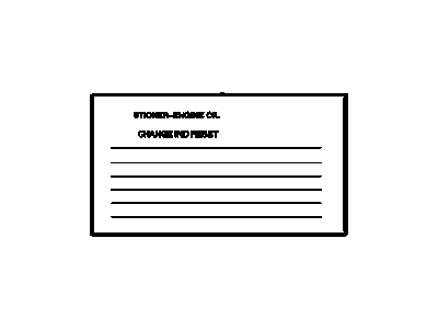 Saturn 15328707 Info Label