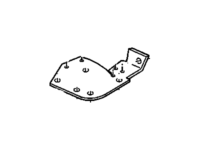 Cadillac 25690456 Side Baffle