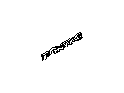 Pontiac 20639769 Nameplate