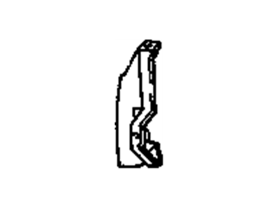 25619741 GM Instrument Panel Bracket, Driver Side Illustration 1 of 1